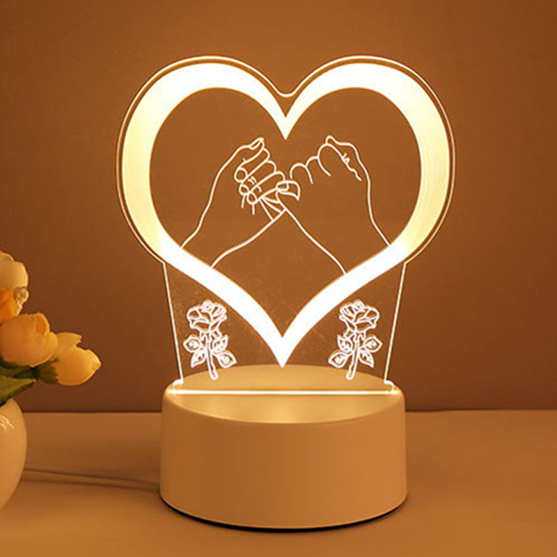 3D Lamp Acrylic LED Night