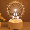 3D Lamp Acrylic LED Night