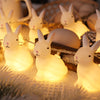 Cute rabbits with led