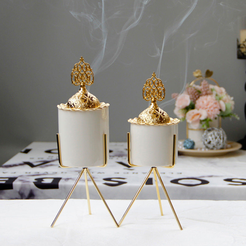 Simple ModernGolden Luxury Incense Burner