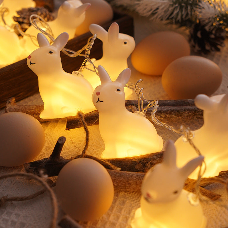 Cute rabbits with led