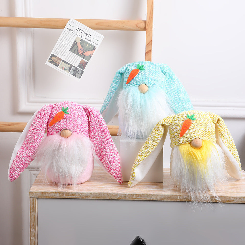 Easter Fashion Rabbit Doll Decoration Ornaments