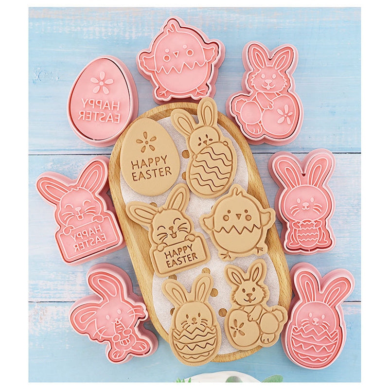 Easter Cookie Mold Cartoon Bunny Easter Egg Cookie Press