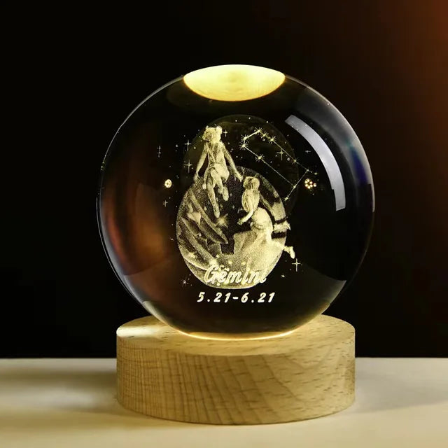 Crystal Night Light Ball